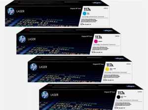 HP Toner Set 117A Color Laser W2070A W2071A W2072A W2073A - Picture 1 of 1