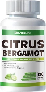 Citrus Bergamot 1400mg, 120 Capsules, 40% Polyphenols, 60-Day Supply - Picture 1 of 7