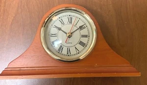 Wooden Handmade Clock - Small Handcarved Painted Wooden Clock (Battery Operated) - Picture 1 of 3