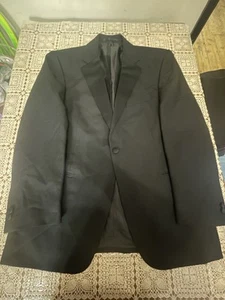 Magee Single Button Wool mix Zurich Tuxedo Dinner Ball Prom Jacket Blazer 42S - Picture 1 of 7