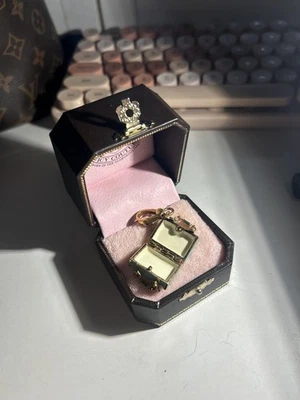 Juicy Couture Charm 2008 Turquoise Enameled Suitcase in Original Box & Brand New - Image 1 of 2
