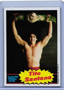Tito Santana 1985 Topps WWF #14 HOF (wax) - Picture 1 of 2