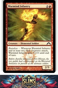 Magic the Gathering MTG Gatecrash Warmind Infantry #111 Buy 2 Get 1 - Bild 1 von 2