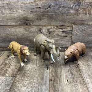Lotto di 3 figure sonore animali ruggenti Jumanji Lanard elefante orso leone testate - Foto 1 di 20