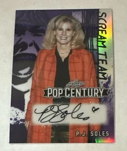 2025 Leaf Pop Century PJ Soles Purple Scream Team Auto 2/6 Autograph Halloween - Picture 1 of 2
