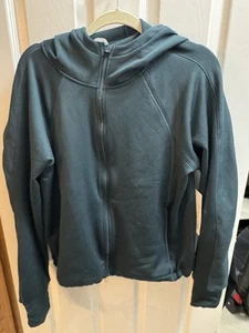 Athleta MT Medium Tall Altitude Fleece Lined Jacket Cypress NWT! Green - Picture 1 of 6