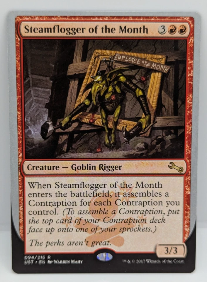 Steamflogger of the Month Unstable Regular NM MTG  - Image 1 of 1