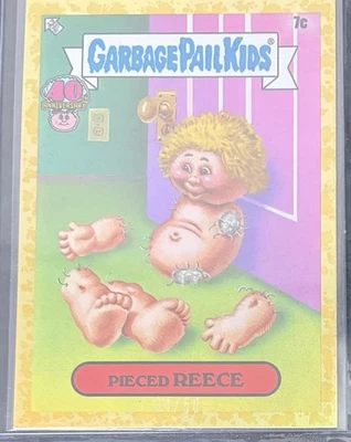 GPK 40th Anniversary Gold /50 Pieced Reece 7c 2025 Topps C Variant GPK Rare SSP - Image 1 of 2