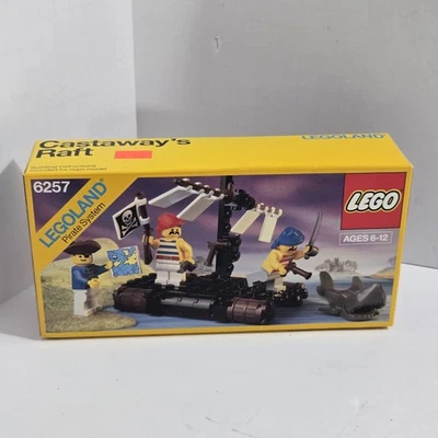 Vintage Lego 6257 LegoLand Pirates Castaway's Raft NEW/Unopened/Sealed Box 1989 - Image 1 of 4