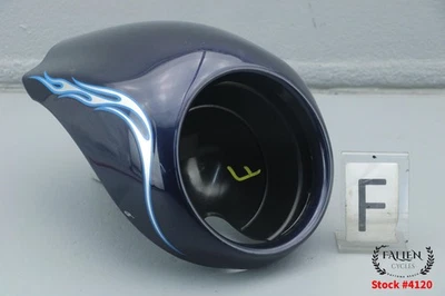 Harley Dyna Wide Glide CVO 2002 kit de carenado de faros azul marino perla #4120 Foto 1 de 4