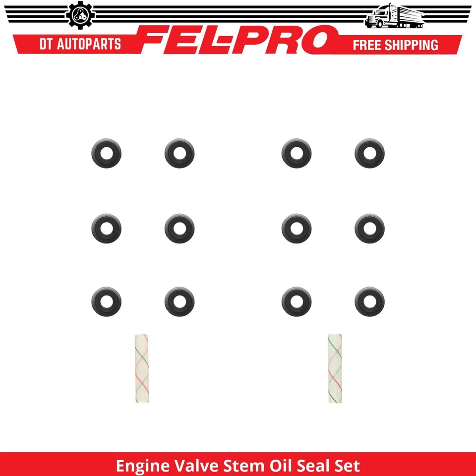 For 2001-2004 Chevrolet Tracker Engine Valve Stem Oil Seal Set Fel-Pro 2002 2003 - Image 1 of 1