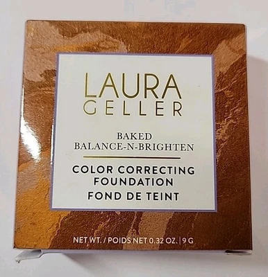 NEW LAURA GELLER  Baked Balance-n-Brighten Color Correcting Foundation TAN .32oz - Image 1 of 4