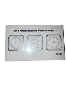 Nano 3 in 1 Wireless Charger für iPhone Magnetisch Faltbar 3 in 1 Uhr Ohrhörer - Bild 1 von 8