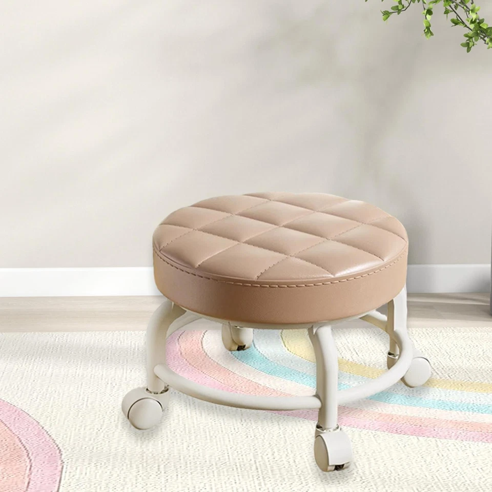 Rolling Stool Comfortable Low Roller Seat Easy to Move Heavy Duty Multiuse 360 - Image 1 of 1