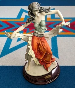 Florence Giuseppe Armani Gypsy Dancer Esmeralda Figurine 12"  Sculpture Signed - Picture 1 of 10