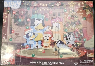Bluey Exclusive Figures Family Christmas Advent Calendar 24 Surprise Gifts - Image 1 of 2