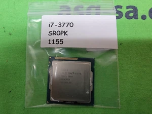 Procesador Intel Core I7-3770 (3,40 GHz, 4 núcleos, zócalo H2 LGA-1155) - SR0PK - Imagen 1 de 1