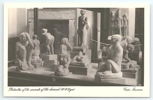 Postkarte RPPC Kairo Museum Statuetten der Diener der Verstorbenen IV-VI Dyn - Bild 1 von 2