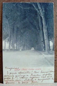 Lucca (Mura) cortina coperta [piccola, b/n, viaggiata] - Imagen 1 de 1