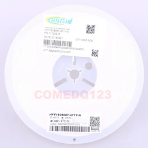 100PCSx 0603 470R(470Ω) 200mA HFY160808T-471Y-N chilisin Ferrite Beads - Picture 1 of 1