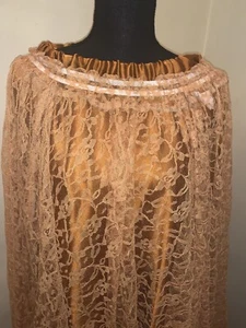 Juego de 2 piezas de capa amarilla con capa naranja oscuro renacentista para mujer - Imagen 1 de 3