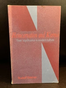 Reincarnation and Karma Significance In Modern Culture, Rudolf Steiner 1977 Good - Picture 1 of 11