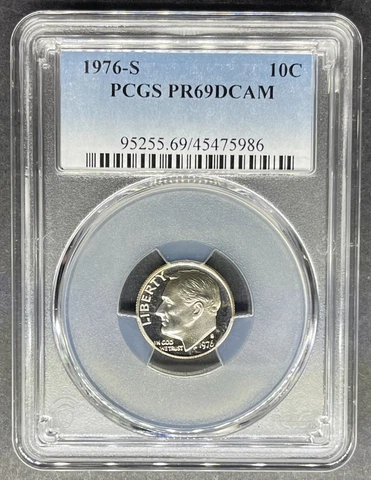 1976-S Proof Roosevelt Dime PCGS PR-69 DCAM, Buy 3 Items, Get $5 Off!! Cover