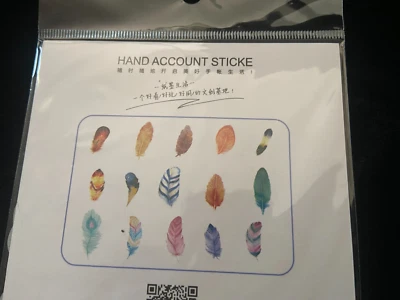 Mano Cuenta Sticke Plumas (Las Plumas de las Estrellas) 45 piezas Foto 1 de 3