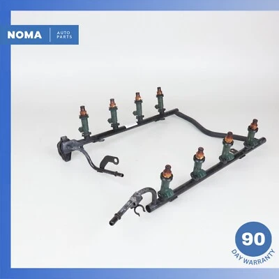 00-03 Jaguar X100 XK8 XJ8 4.0 AJ27 conjunto de linha de trilho de combustível a gás com injetores fabricante de equipamento original - Imagem 1 de 4