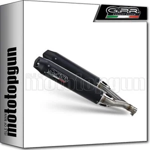 exhaust only black gpr for husqvarna te 630 e sms 630 smr 630 2014 14 - Picture 1 of 3