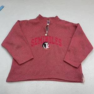 Florida State FSU Seminoles 1/4 Zip Anorak Sweater Sz XL Pro Player - Picture 1 of 8