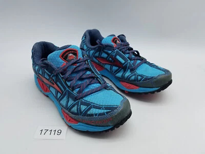 Brooks Cascadia 8 Women's Size 7 B (Medium) Trail Running Shoes Blue Red - Image 1 of 4