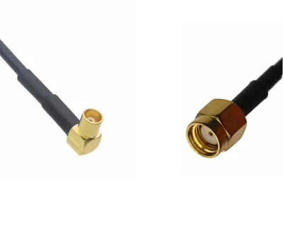 MCX Female Right Angle to RP-SMA Male RF 0.5~15FT Cable For Antenna Radio wifi - Image 1 of 3