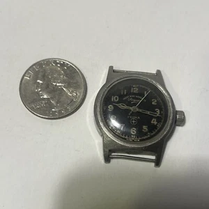 WEST END WATCH CO. LOWAN PRIMA Military Style Watch. Runs Needs Service. W4 - Picture 1 of 17