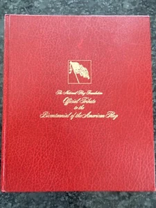 Hommage an das zweihundertjährige Jubiläum der amerikanischen Flagge Buch, vollständiges postfrisches Blatt, 10 Hüllen - Bild 1 von 10