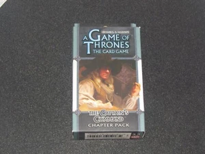 Game of Thrones LCG chapter pack 1 pack The Captain's Command see photos - Picture 1 of 3
