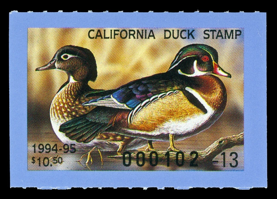 Scott CA25 1994 $10.50 California Duck Stamp Mint VF OG NH Cat $15 - Image 1 of 1