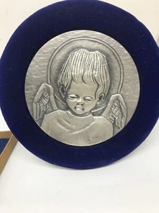 QUADRETTO OTTAVIANI ANGIOLETTO VINTAGE ANNI 70  BASSORILIEVO ARGENTO 925 - Foto 1 di 7