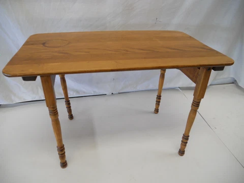 Paris MFG #12 Wood Folding Sewing Table Kids 24" White House San Francisco VTG Cover