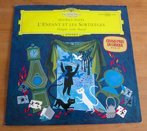 -RAVEL - L'ENFANT ET LES SORTILEGES - MAAZEL - DGG 138 675 TULIPS STEREO - Imagen 1 de 7