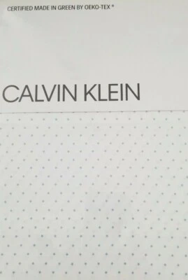Комплект простыней Calvin Klein White & Blue Dots King 4 шт. новые нераспакованные - Изображение 1 из 4