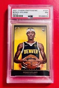 2021 Panini Photogenic Bones Hyland Gold PSA 7 ROOKIE 1/1 RC #127 High End - Picture 1 of 2