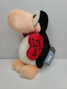 Bloom County Opus "Penguin Lust" Red Heart Love 10" Plush Dakin 1984 Vintage - Picture 1 of 9
