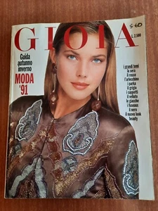 Gioia October 1990, N.40 - 8 Italian Fashion Mag - Margaret Thatcher, James Bond - Picture 1 of 12