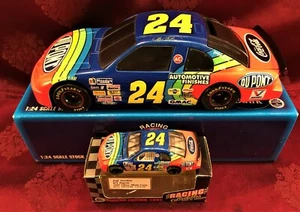 JEFF GORDON #24 Chevy Monte Carlo 1995 Dupont 1/24 Bank 1/64 HO Car Diecast SET - Picture 1 of 10