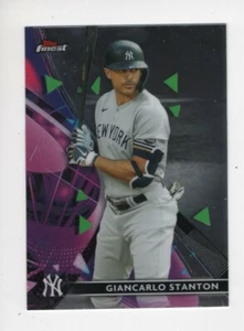 2021 TOPPS FINEST BASEBALL GIANCARLO STANTON NEW YORK YANKEES #85 - Picture 1 of 3