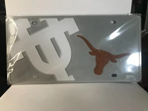 University of Texas NCAA Licensed Acrylic License Plate NWT - Picture 1 of 3