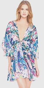 Gottex Les Plumes SEIDENTUNIKA/ÜBERWURF/KLEID SMALL UK/10-12 NEU + ETIKETT UVP 248 £ - Bild 1 von 2