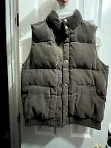 Gap Kids Brown Courderoy Poly-Fill Vest - Picture 1 of 4