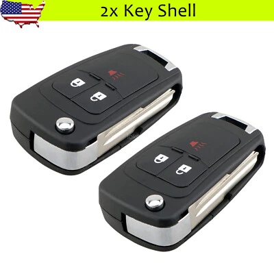 2 para Chevrolet Spark 2013 2014 2015 2016 mando a distancia abatible carcasa llave coche Foto 1 de 4